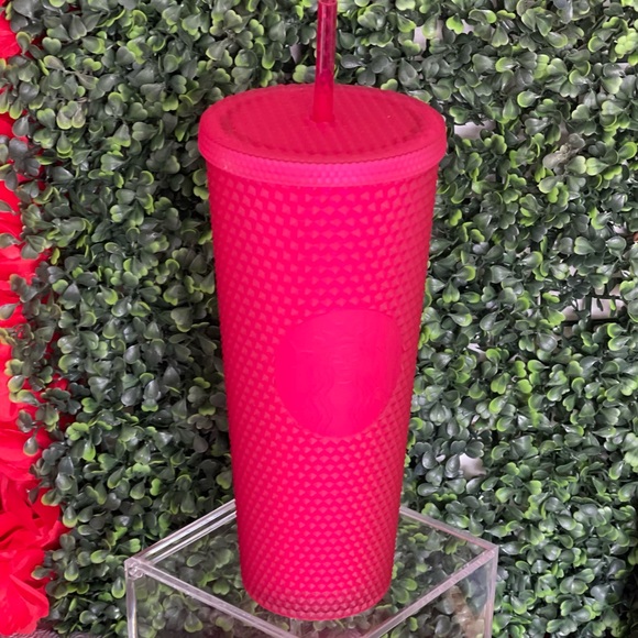 💕NWT💗Starbucks Spring 2023 Mother’s Day Ruby Pink Soft Touch Venti Tumbler - Picture 4 of 10